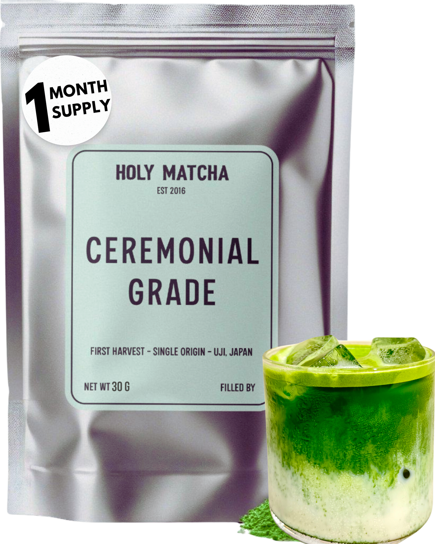 Holy Matcha Ceremonial - 1 Month Supply 30g